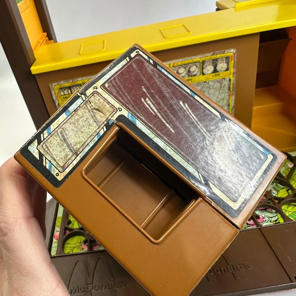 Vintage '82 Barbie McDonalds Restaurant Playset Accessories Furniture Incomplete